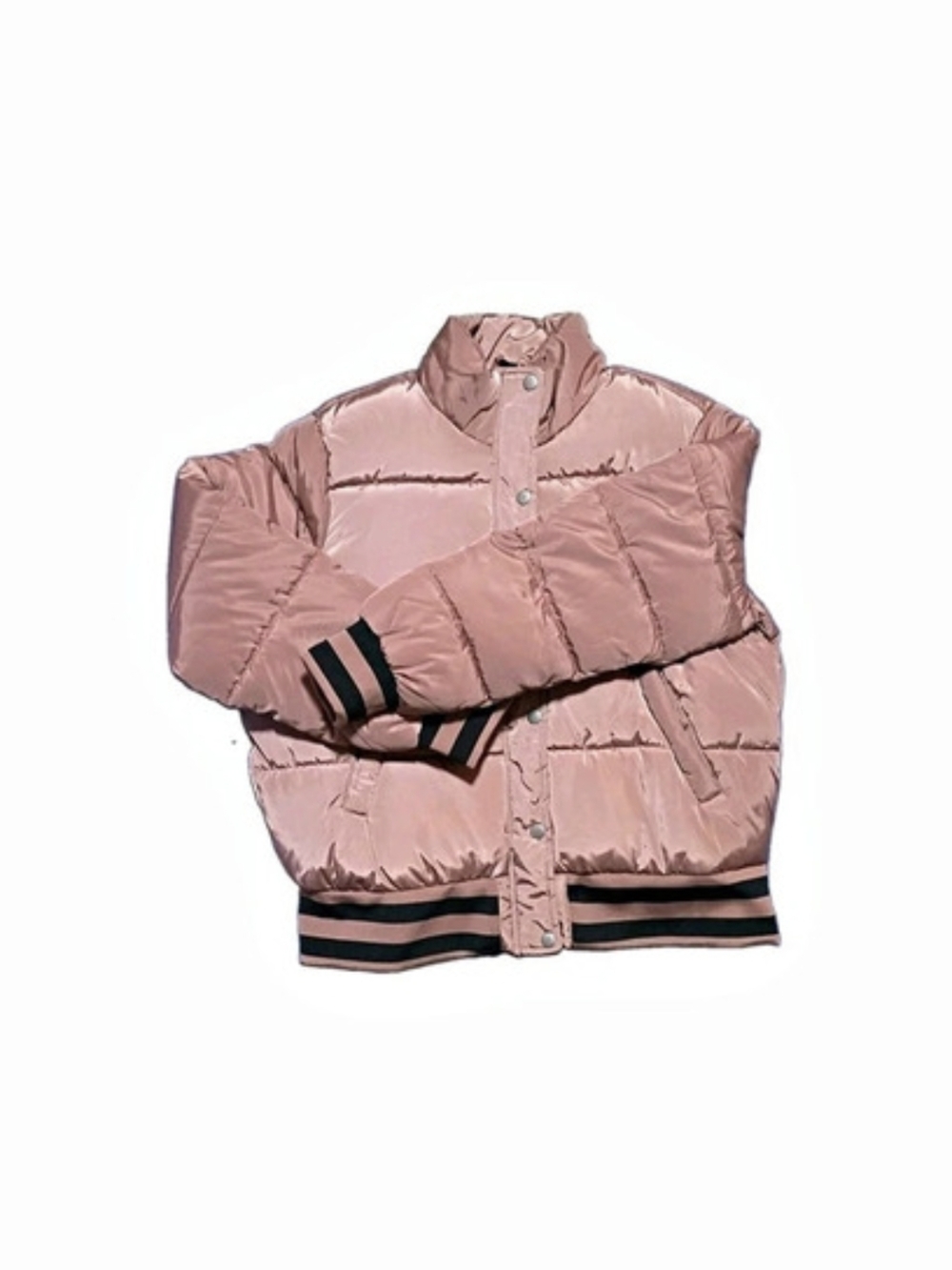 Fashion Nova Pink Puffer Jacket